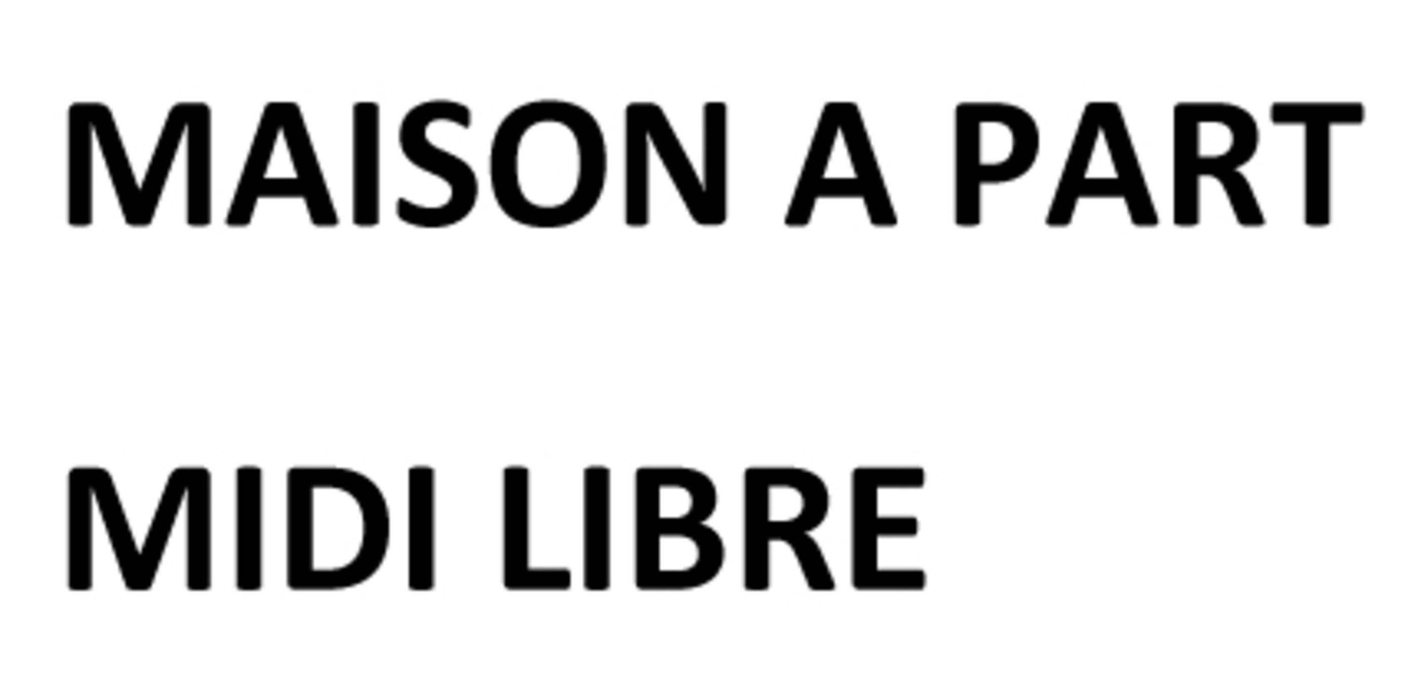 Le site Maison à part et le journal Midi Libre, décembre 2013