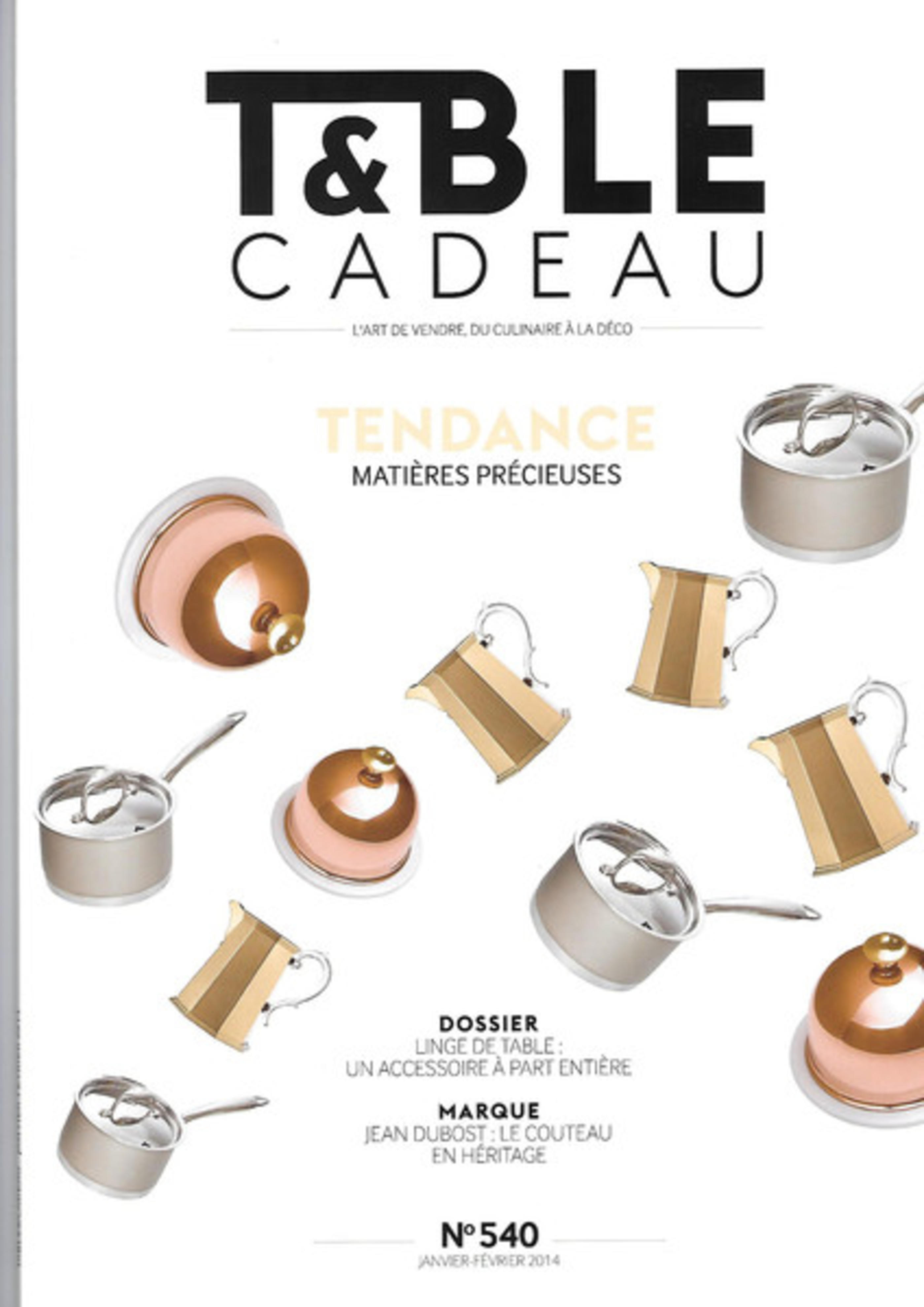 Table et Cadeau - Janvier 2014