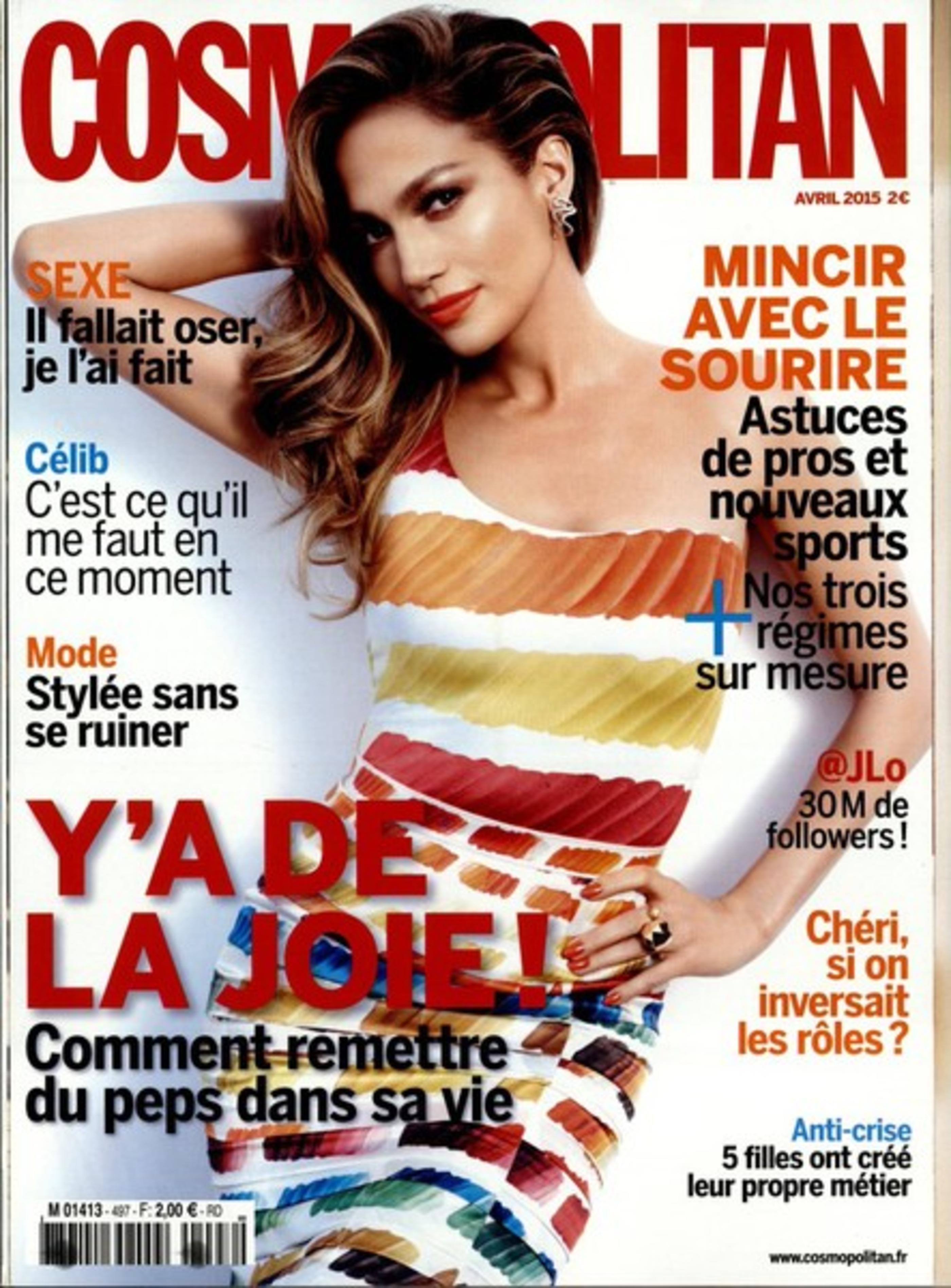 Microcake® Jean Dubost, Magazine Cosmopolitan Avril 2015