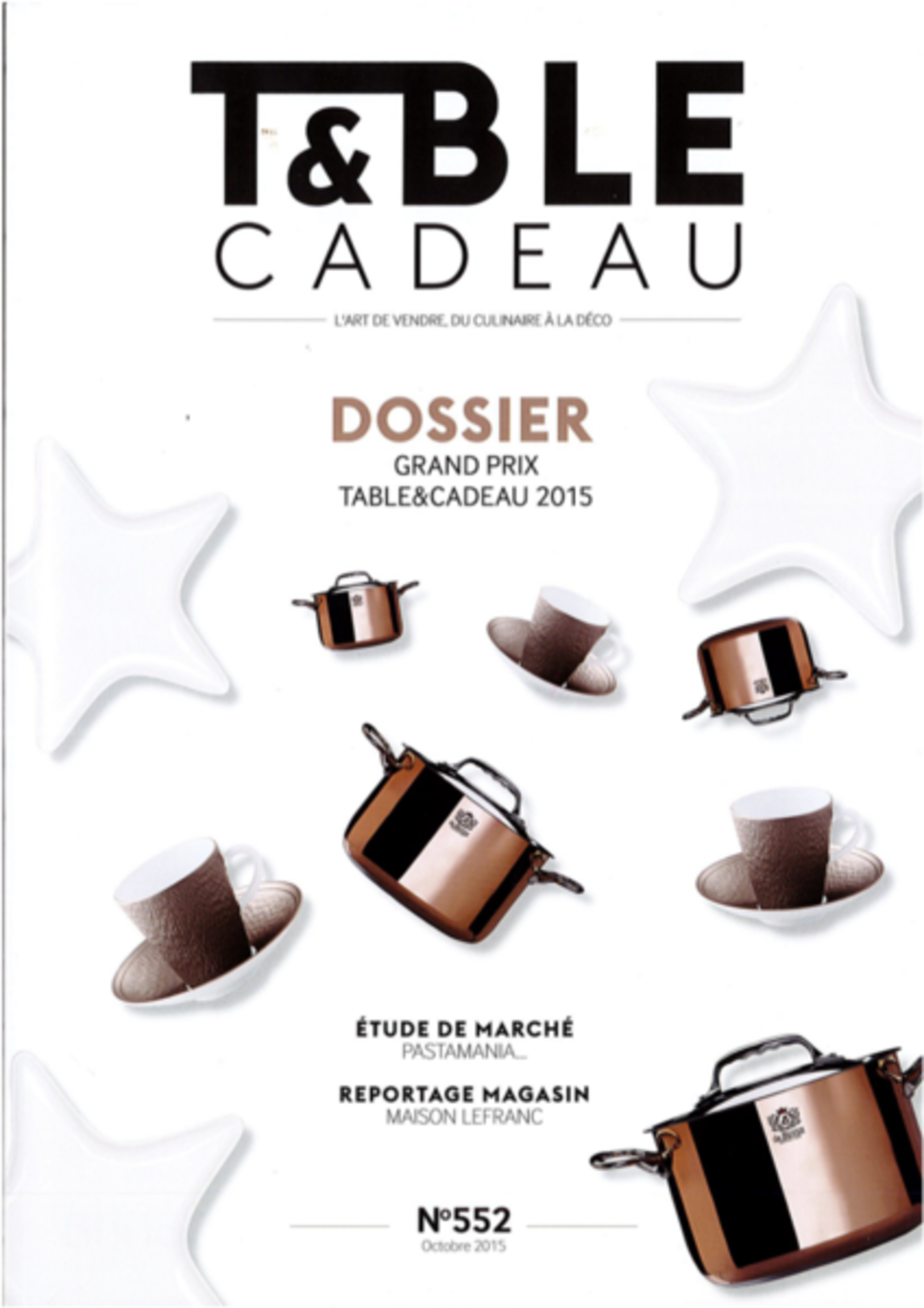 Laguiole Jean Dubost, Table & Cadeau Octobre 2015