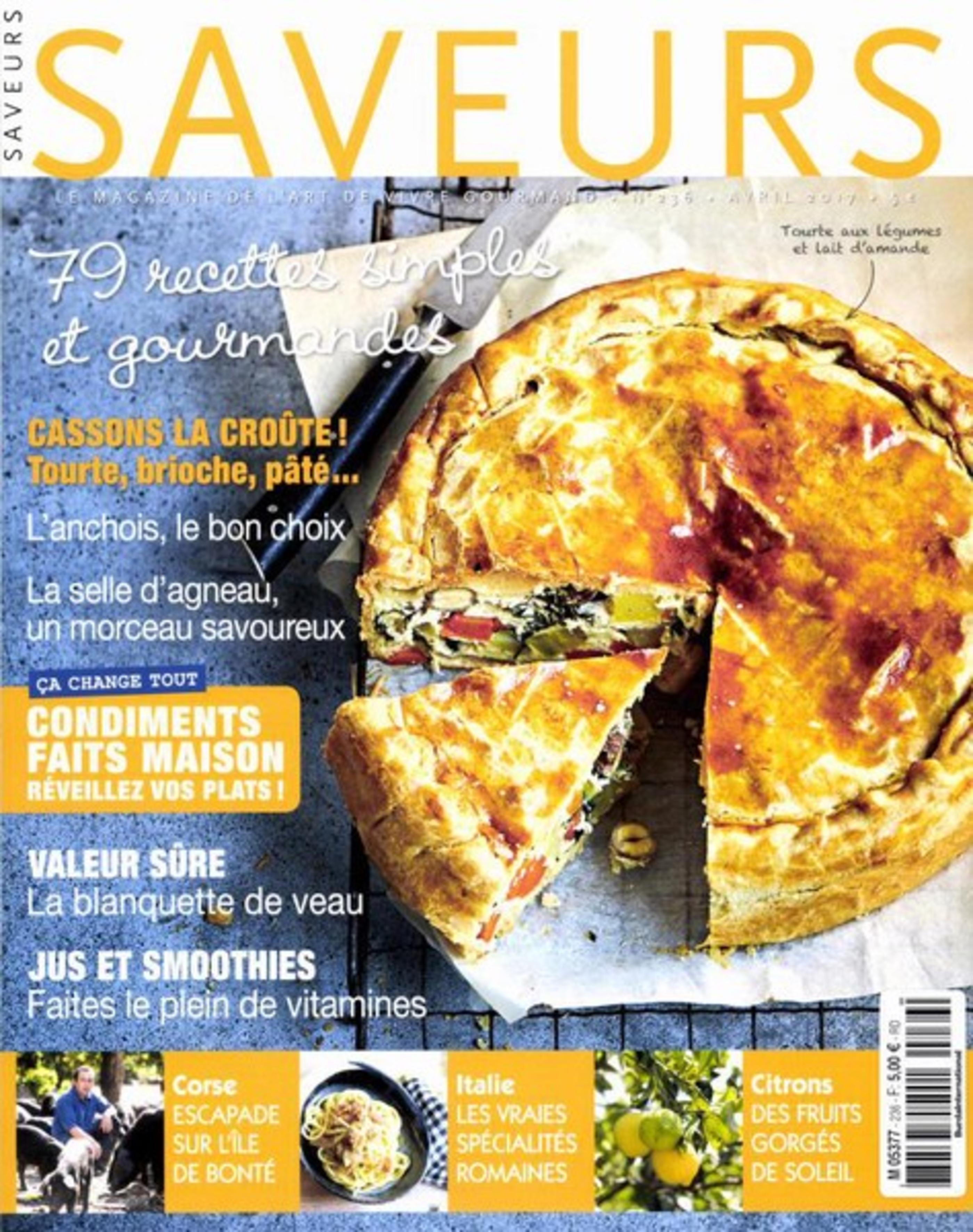 Couteaux steak Laguiole Jean Dubost, Saveurs gourmandes, Mars-Mai 2017