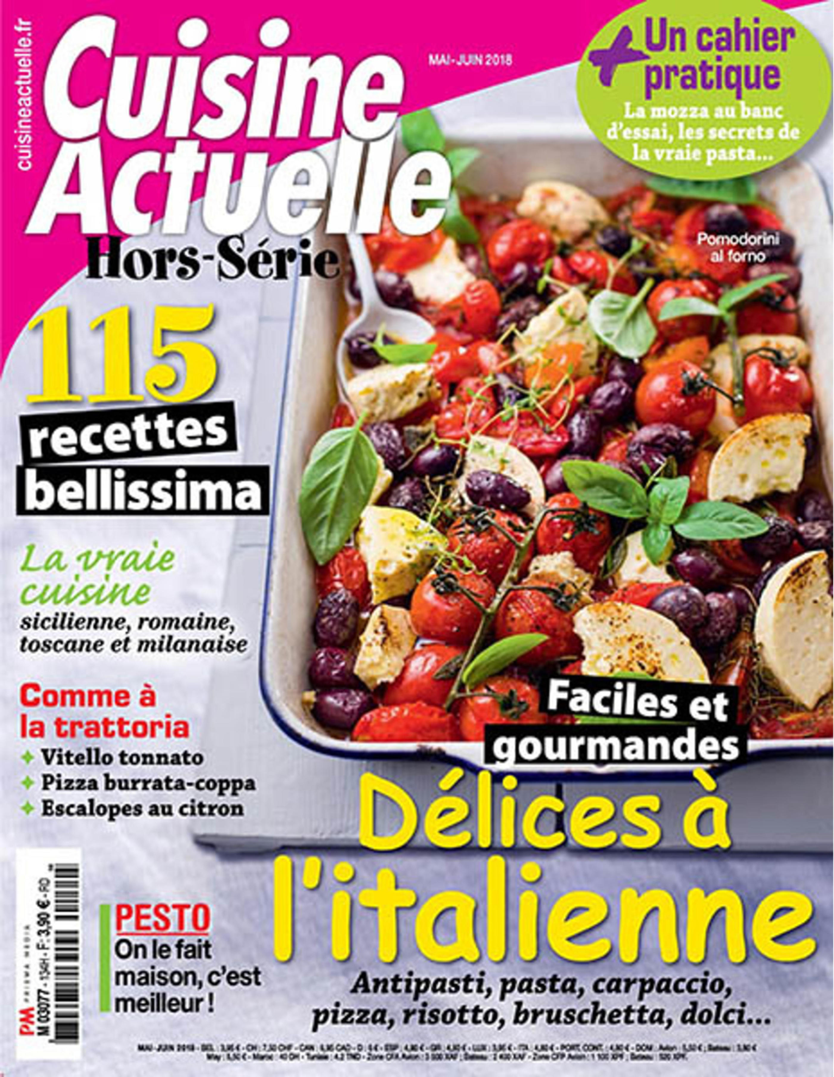 Les Baguettes à la française Jean Dubost, Cuisine Actuelle Mai Juin 2018