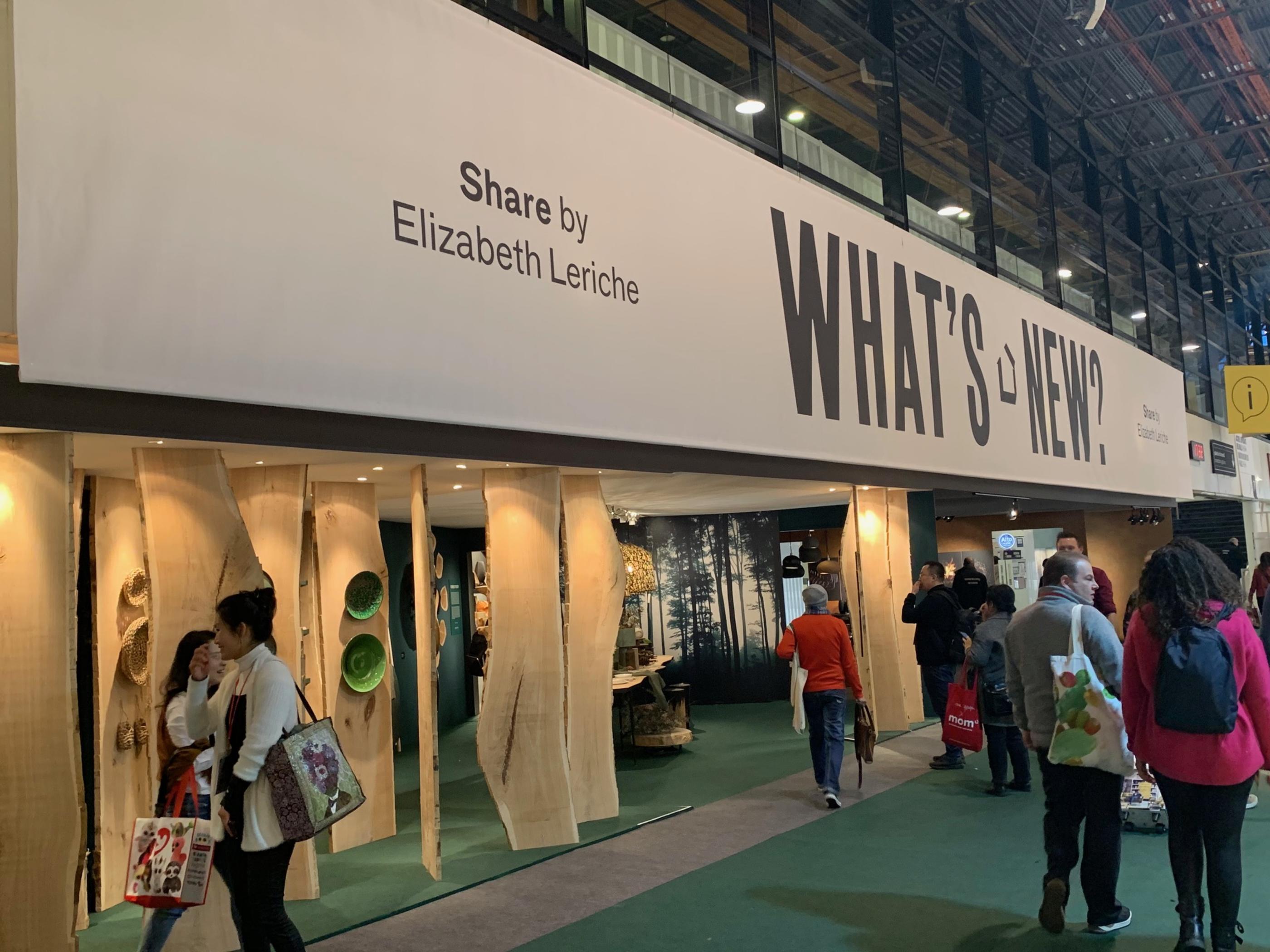 Salon Maison et Objet Paris Janvier 2020, espace tendance What's New Share par Elizabeth Leriche